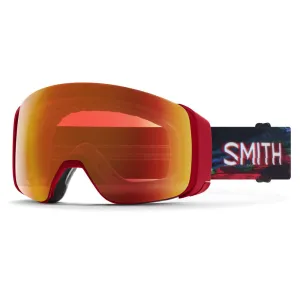 Smith 4D Mag Crimson Glitch Hunter Goggles | ChromaPop Everyday Red Mirror 25% VLT / Chromapop Storm Yellow Flash 65% VLT