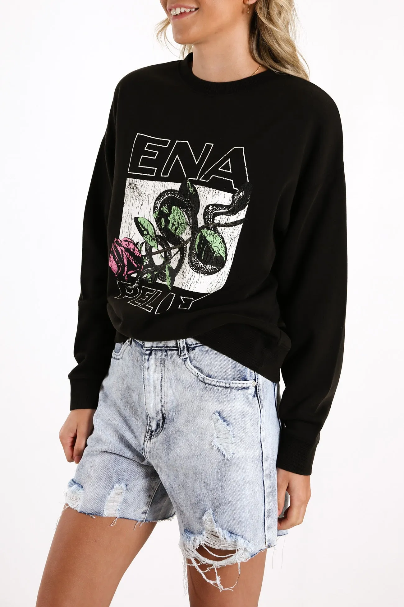 Snake Rose Sweatshirt