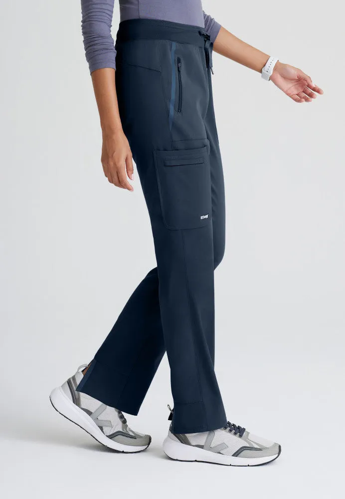 Tall Elevate 6-Pocket Mid-Rise Straight Leg Scrub Pant