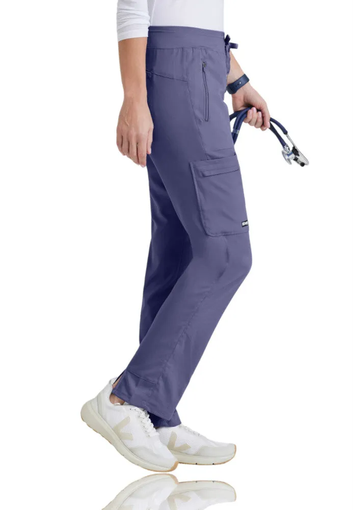 Tall Elevate 6-Pocket Mid-Rise Straight Leg Scrub Pant