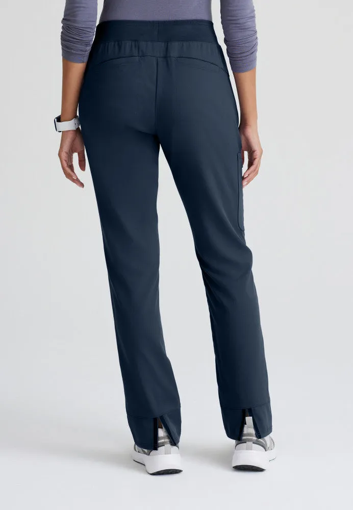 Tall Elevate 6-Pocket Mid-Rise Straight Leg Scrub Pant