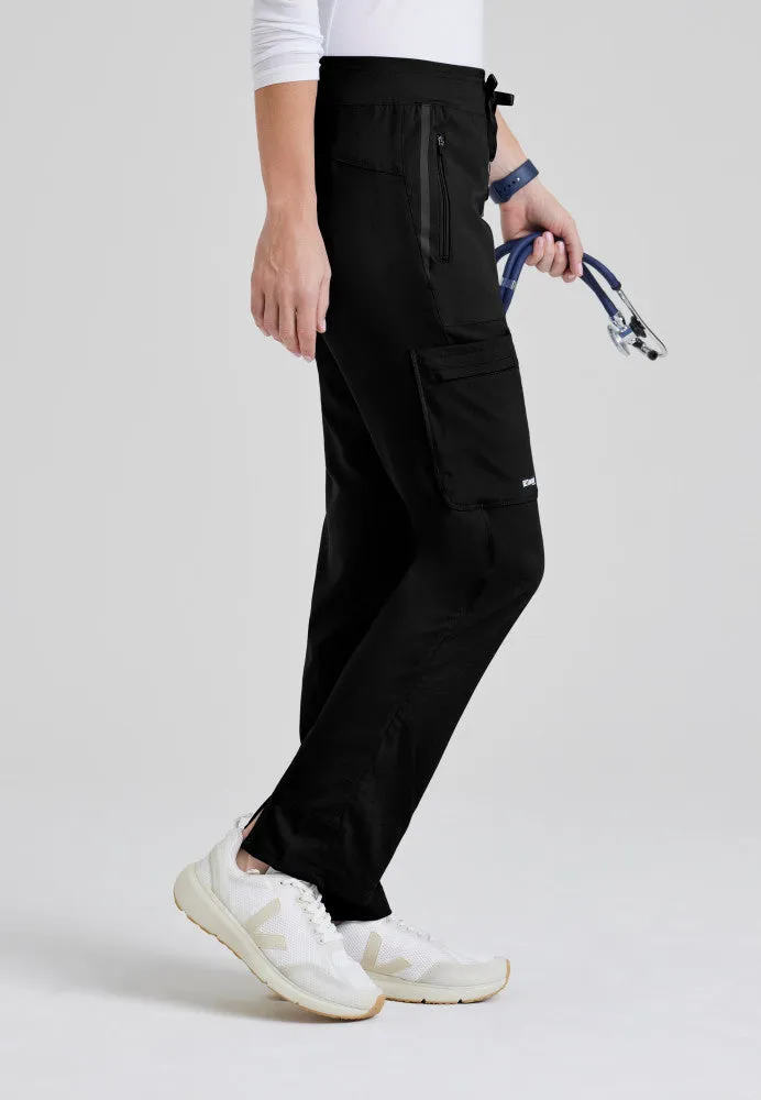 Tall Elevate 6-Pocket Mid-Rise Straight Leg Scrub Pant