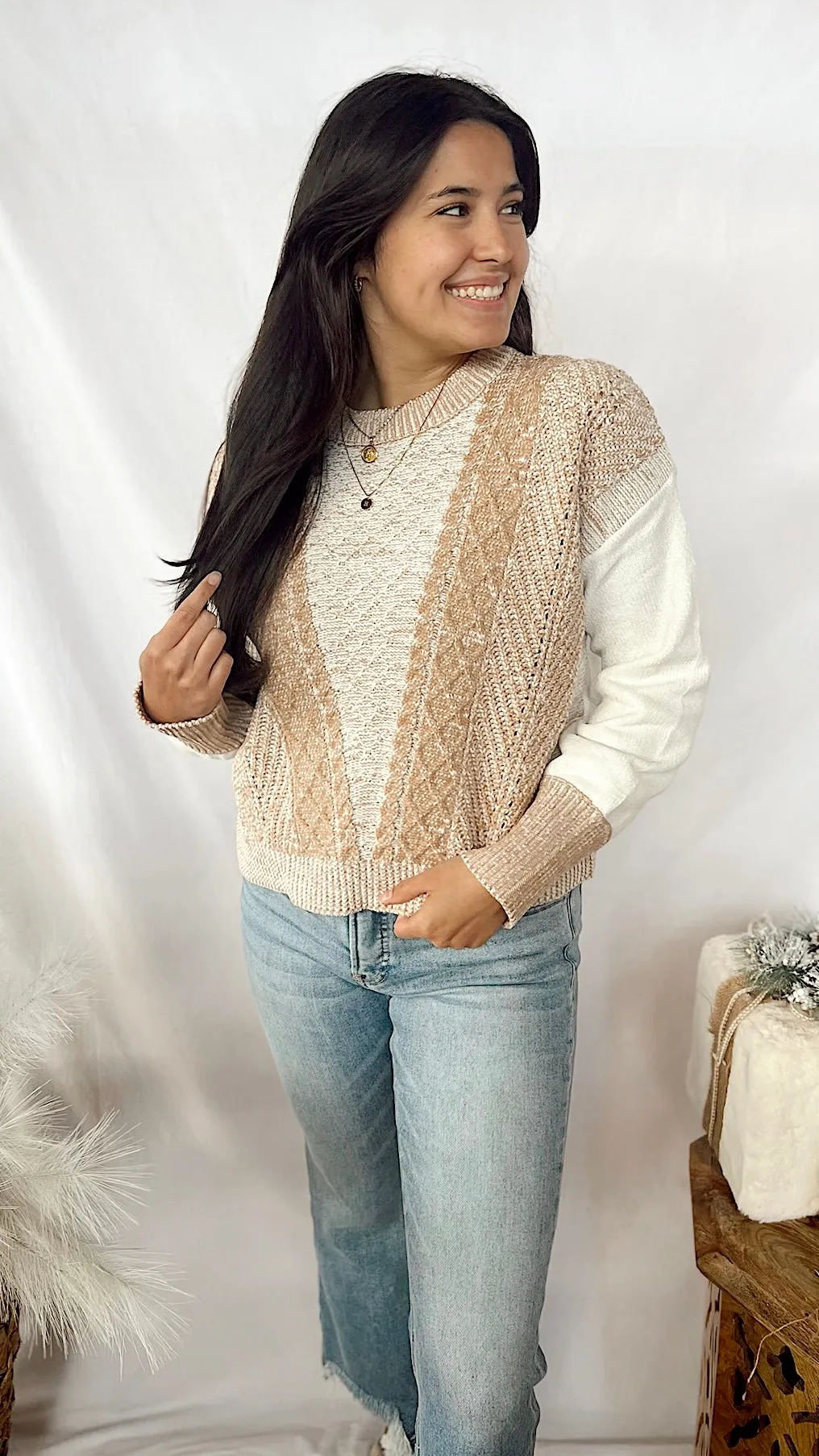 The Beige Baby Sweater