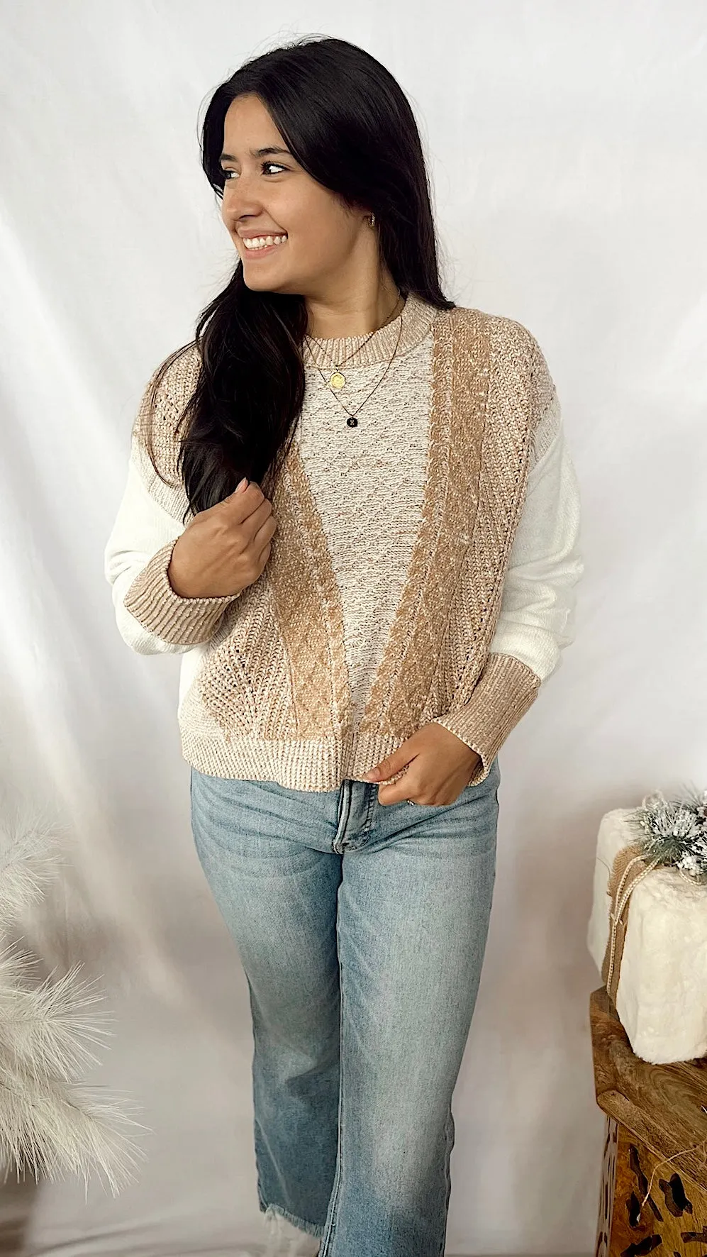 The Beige Baby Sweater