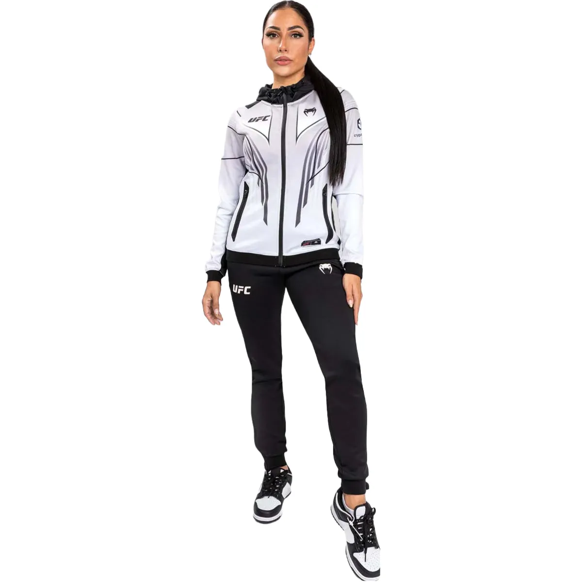 Venum UFC Authentic Fight Night 2.0 Women's Walkout Hoodie White